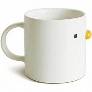 Home White Ceramic Cute Duck‎ Coffee Mug